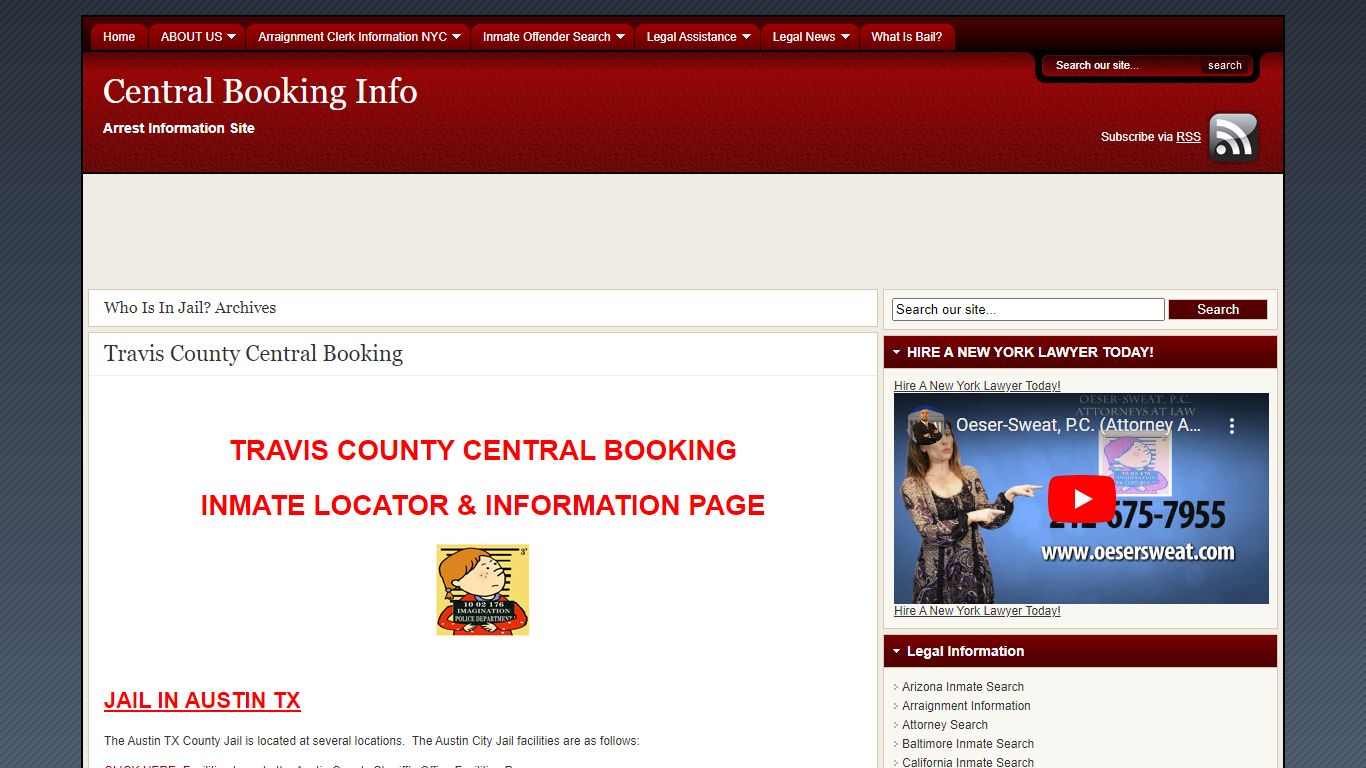 Who Is In Jail? | Central Booking Info